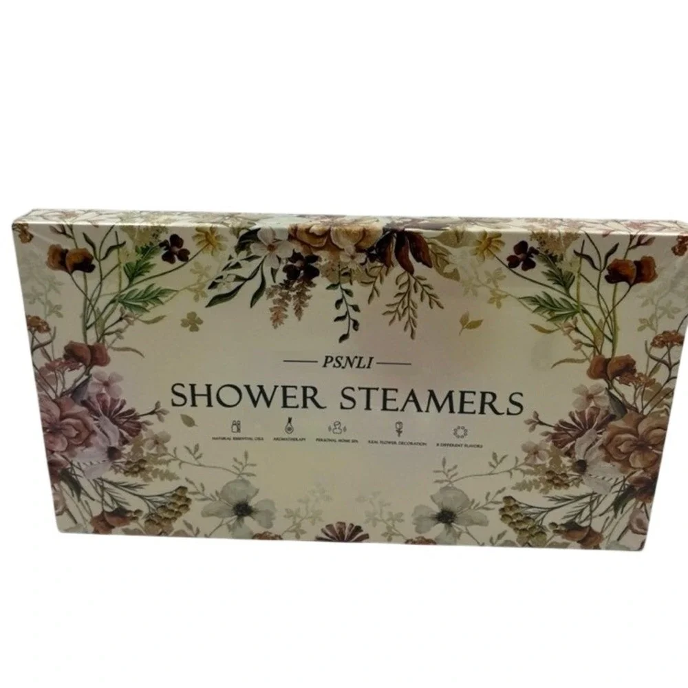 PSNLI Shower Steamers Set of 8 Natural Essential Oils Aromatherapy Home Spa Gift